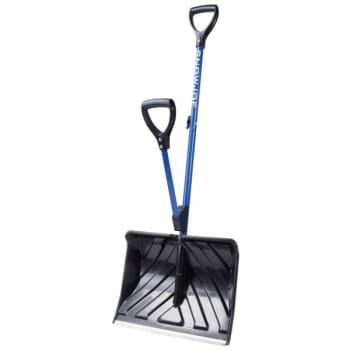 Image for Snow Joe 41.3" Snow Shovel With Spring-Assist Metal Handle, 18" Aluminum Blade from HD Supply