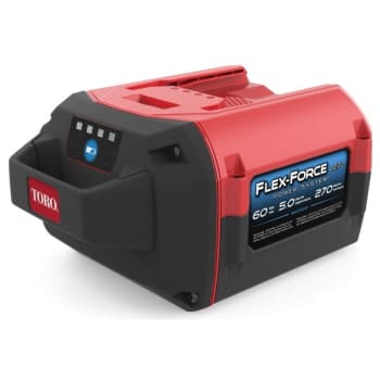 Image for Toro Flex-Force Power System 60-Volt Max 5.0 Ah 270 Wh Lithium-Ion Battery from HD Supply