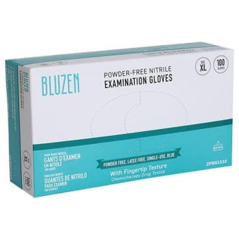 Image for Safety Wercs Bluzen Nitrile Exam Gloves, 6 Mil, Blue, Extra Large, Case Of 1000 from HD Supply