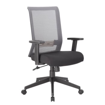 Image for Boss Office Products Mesh Task Chair, Grey/Black from HD Supply