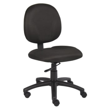 Image for Boss Office Products Diamond Armless Task Chair, Black from HD Supply