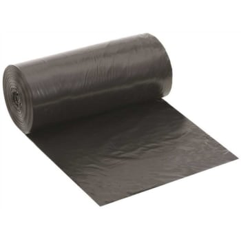 Renown 45 Gal. 12 Mic 40 X 48" Black Can Liner 10 Rolls Of 25, Case Of 250