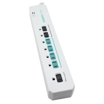 Image for Simply Conserve 7-Outlet Advanced Tier 1 Energy Saving Power Strip Package Of 18 from HD Supply