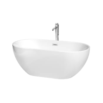 Image for Wyndham Collection Brooklyn 60" Bathtub Polished Chrome Tub Filler And Trim from HD Supply
