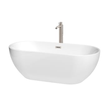 Image for Wyndham Collection Brooklyn 67" Bathtub Brushed Nickel Tub Filler And Trim from HD Supply