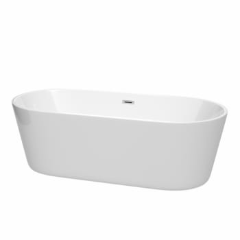 Image for Wyndham Collection Carissa 71" Bathtub Polished Chrome Drain And Overflow Trim from HD Supply