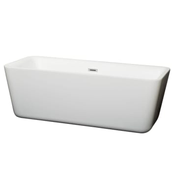Image for Wyndham Collection Emily 69" Bathtub Chrome Drain from HD Supply