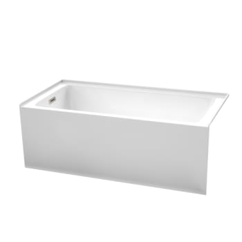 Image for Wyndham Collection Grayley 60x30" Bathtub Left-H Drain Trim In Brushed Nickel from HD Supply