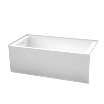 Image for Wyndham Collection Grayley 60x32" Bathtub Left-H Drain Trim In Brushed Nickel from HD Supply