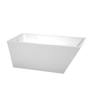 Image for Wyndham Collection Hannah 59" Bathtub Shiny White Drain And Overflow Trim from HD Supply