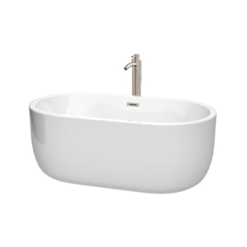 Image for Wyndham Collection Juliette 60" Bathtub Brushed Nickel Tub Filler And Trim Kit from HD Supply
