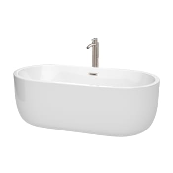 Image for Wyndham Collection Juliette 67" Bathtub Brushed Nickel Tub Filler And Trim Kit from HD Supply