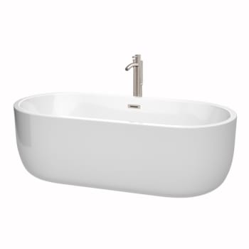 Image for Wyndham Collection Juliette 71" Bathtub Brushed Nickel Tub Filler And Trim Kit from HD Supply