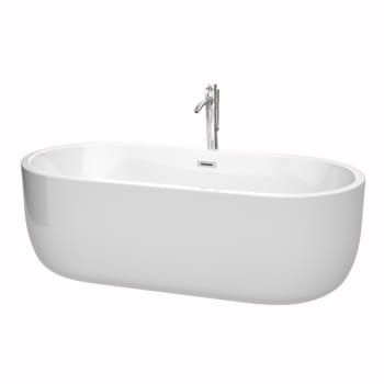 Image for Wyndham Collection Juliette 71" Bathtub Polished Chrome Tub Filler And Trim Kit from HD Supply