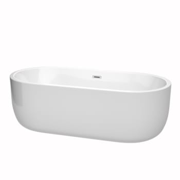 Image for Wyndham Collection Juliette 71" Bathtub Polished Chrome Drain And Overflow Trim from HD Supply