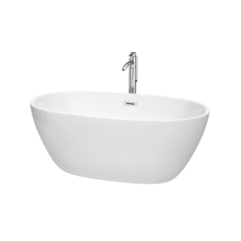 Image for Wyndham Collection Juno 59" Bathtub Polished Chrome Tub Filler And Trim from HD Supply