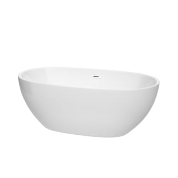 Image for Wyndham Collection Juno 63" Bathtub Shiny White Drain And Overflow Trim from HD Supply