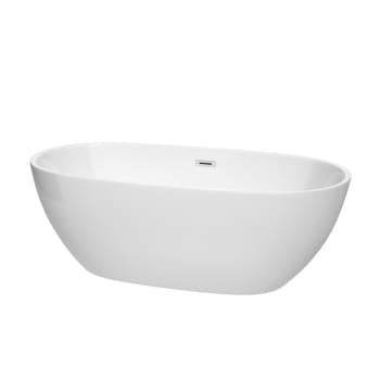 Image for Wyndham Collection Juno 67" Bathtub Polished Chrome Drain And Overflow Trim from HD Supply