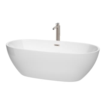 Image for Wyndham Collection Juno 71" Bathtub Brushed Nickel Tub Filler And Trim from HD Supply