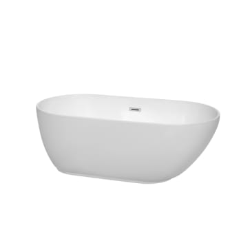 Image for Wyndham Collection Melissa 60" Bathtub Polished Chrome Drain And Overflow Trim from HD Supply