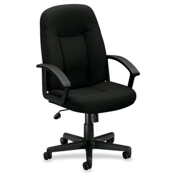 Vl601 Black Mid-back Swivel Chair