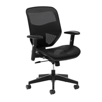 Image for Basyx By Hon HVL534 Black Mesh-Back Task Chair from HD Supply