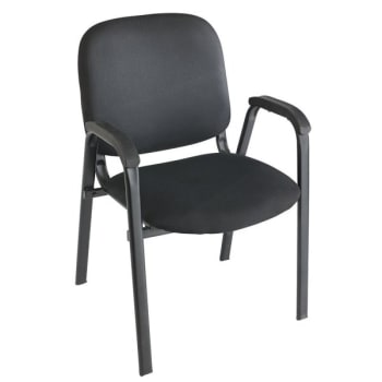 Realspace Black Stacking Guest Chair