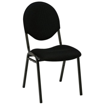 Realspace Black Stacking Banquet Chair