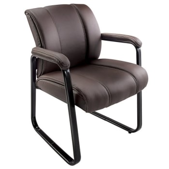 Image for Brenton Studio Bellanca Brown/black Guest Chair from HD Supply