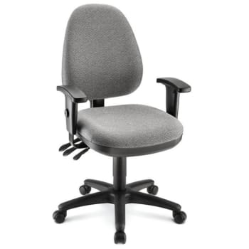 Image for Workpro Patriot Gray/black Multi-Function Fabric Task Chair from HD Supply