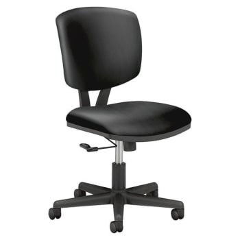 Hon Volt 5701 Black Tilt Leather Mid-Back Task Chair