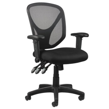 Realspace Mftc 200 Black Multi-Function Ergonomic Super Task Chair