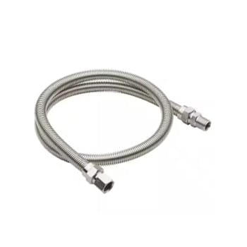 Homewerks 5/8" OD 1/2" ID X 48" Stainless Steel Gas Connector