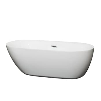 Image for Wyndham Collection Melissa 65" Bathtub Polished Chrome Drain And Overflow Trim from HD Supply