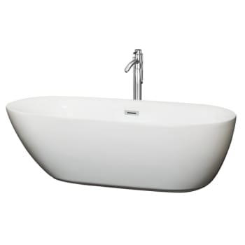 Image for Wyndham Collection Melissa 71" Bathtub Polished Chrome Tub Filler And Trim Kit from HD Supply