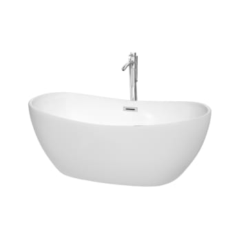 Image for Wyndham Collection Rebecca 60" Bathtub Polished Chrome Tub Filler And Trim Kit from HD Supply