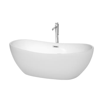Image for Wyndham Collection Rebecca 65" Bathtub Polished Chrome Tub Filler And Trim Kit from HD Supply