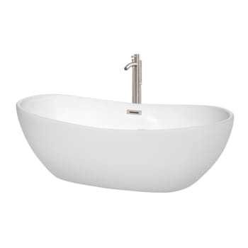 Image for Wyndham Collection Rebecca 70" Bathtub Brushed Nickel Tub Filler And Trim Kit from HD Supply