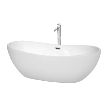 Image for Wyndham Collection Rebecca 70" Bathtub Polished Chrome Tub Filler And Trim Kit from HD Supply