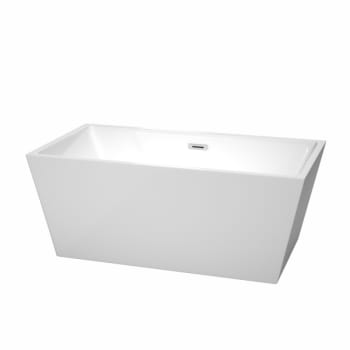 Image for Wyndham Collection Sara 59" Bathtub Polished Chrome Drain And Overflow Trim from HD Supply