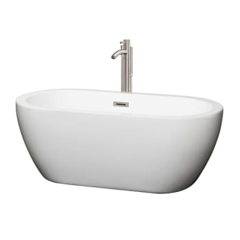 Image for Wyndham Collection Soho 60" Bathtub Brushed Nickel Tub Filler And Trim Kit from HD Supply