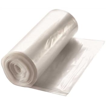 Renown 60 Gal. 14 Mic 38 X 60" Natural Can Liner 8 Rolls Of 25, Case Of 200