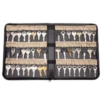 Image for Key Systems Vel-Key Portable Key Case, 48 Tags, Zipper Case from HD Supply