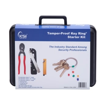 Image for Key Systems Tamper Proof Key Ring Starter Kit from HD Supply
