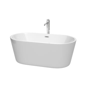 Image for Wyndham Collection Carissa 60" Bathtub Polished Chrome Tub Filler And Trim Kit from HD Supply