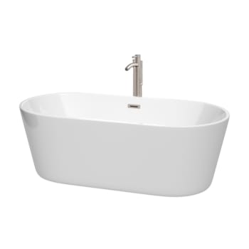 Image for Wyndham Collection Carissa 67" Bathtub Brushed Nickel Tub Filler And Trim Kit from HD Supply