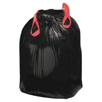 Image for 1.2 Mil 33 Gal. 33.5x38" Black Drawstring Can Liner 6 Rolls Of 25, Case Of 150 from HD Supply