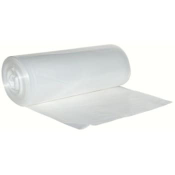 Renown 56 Gal. 43x47" 1.3 Mil Clear Trash Bags 5 Rolls Of 20, Case Of 100