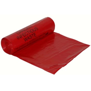 Image for Hospi-Tuff 10 Gallon Red Biohazard Waste Can Liner, Case Of 500 from HD Supply