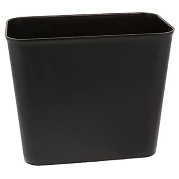 Waste-Safe 27 Qt. Decorative Trash Can (Black) (6-Case)